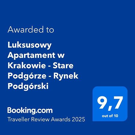 Luksusowy Apartament W Krakowie - Stare Podgorze - Rynek Podgorski ภายนอก รูปภาพ